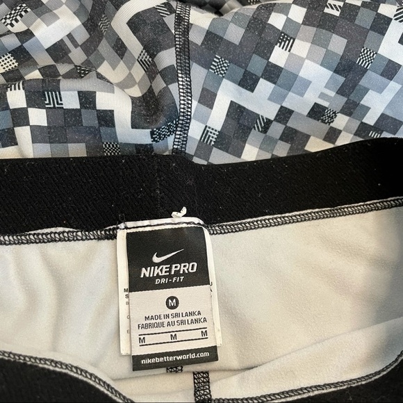 Nike Pro Pixel Camo Print Leggings - Picture 7 of 8